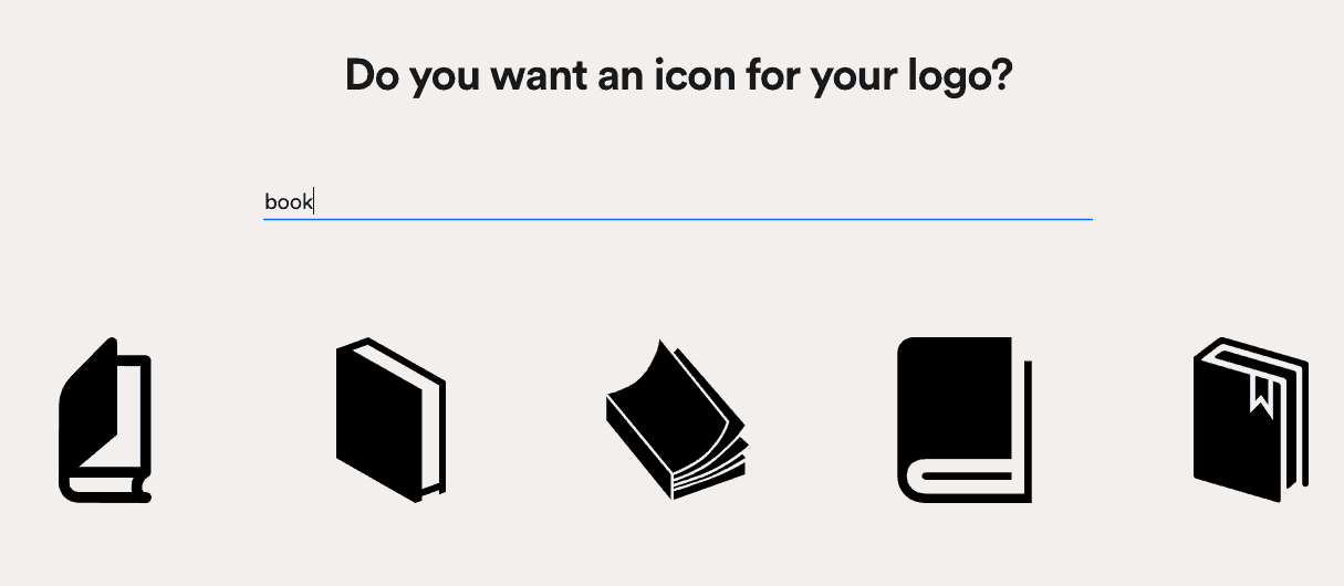 選擇你的 Logo 是否要有 Icon 圖示