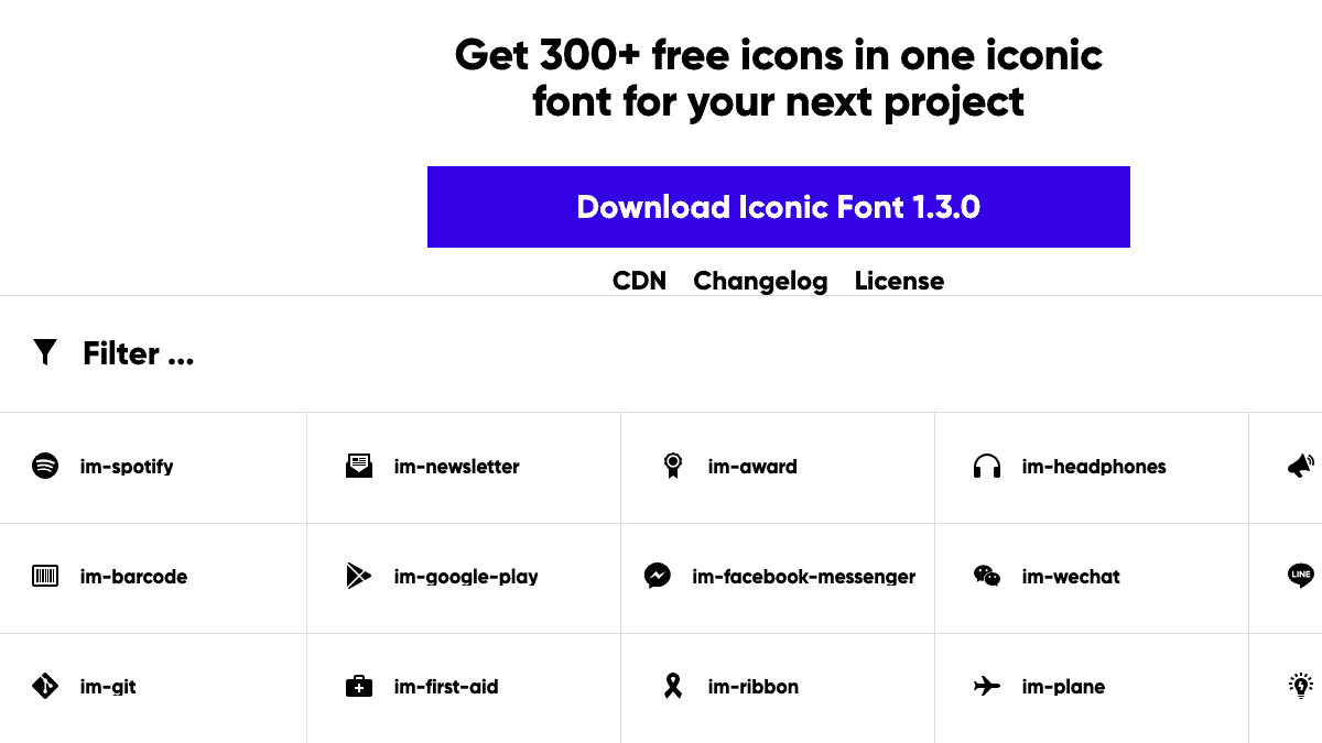 iconmonstr - 搜尋 Iconic Font 圖標字體