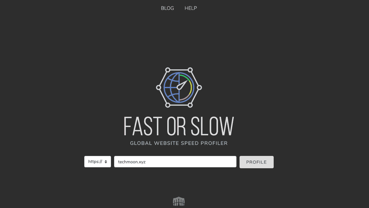 Fast or Slow - 輸入網站網址