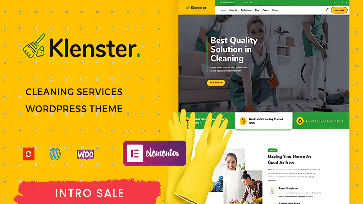 Klenster - Cleaning Services WordPress Theme