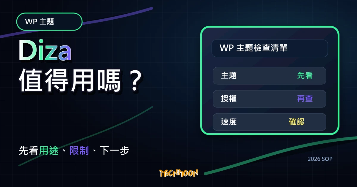 【WordPress 付費主題免費下載】Diza - Pharmacy Store Elementor WooCommerce Theme，TechMoon 2026 新版 SOP 精選圖片