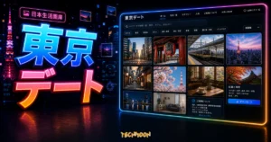 東京デート - 日本線上免費圖庫，提供大量日本生活景點圖片下載，無須附上來源即可用於商業用途中使用的 TechMoon 精選圖片，呈現東京デート主題、相關介面與科技感背景。