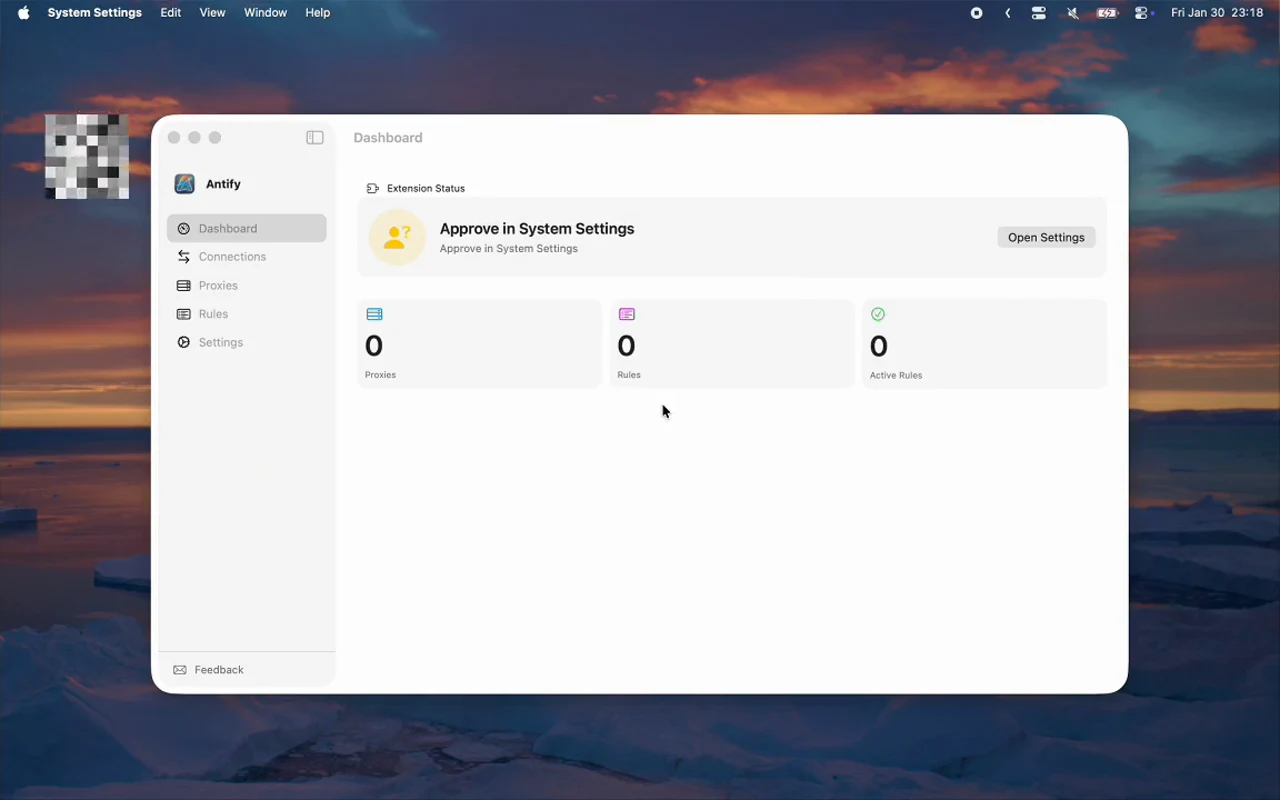 Antify 免費 macOS 分流工具:讓特定 App 走代理、其他直連 2 Antify 的規則設定畫面,把網路規則精確到個別應用程式