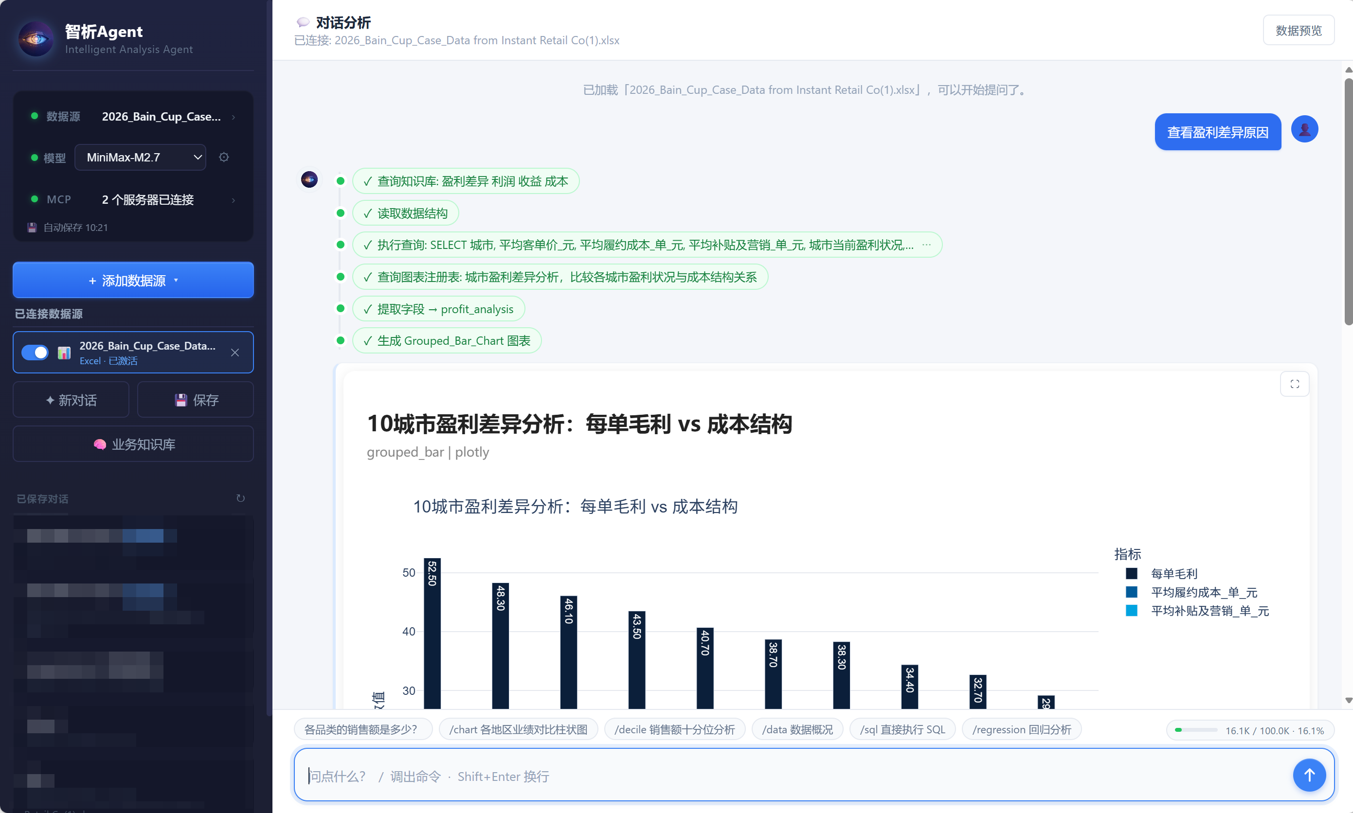 Data-Analysis-Agent natural language query interface