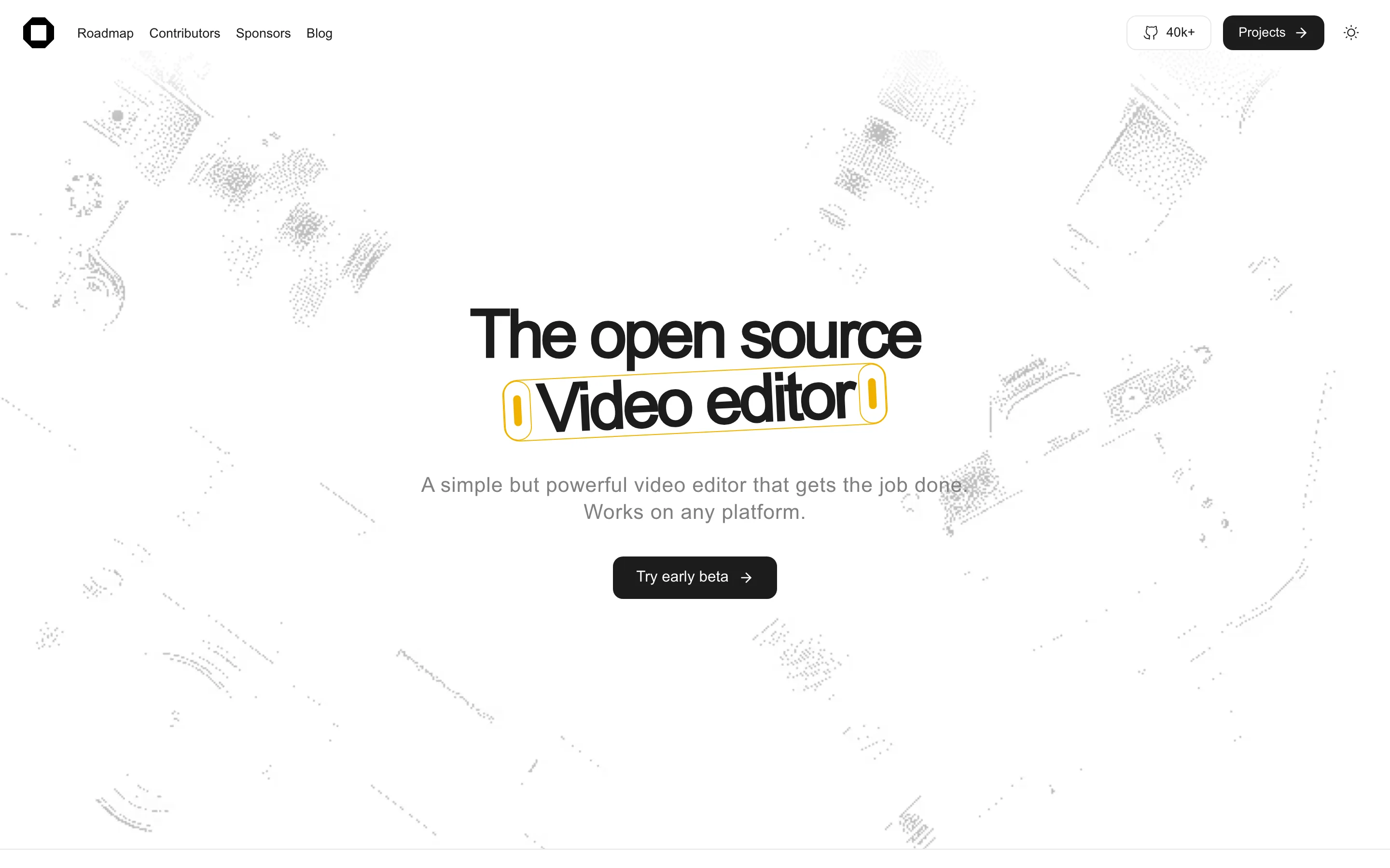 OpenCut 開源影片剪輯器:在瀏覽器就能剪片的免費 CapCut 替代 2 OpenCut Classic 版瀏覽器剪輯器介面,含時間軸與素材軌道