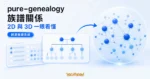 TechMoon 精選圖｜pure-genealogy 將家族血緣關係轉化為 2D 家族樹與 3D 關係網