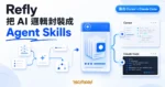 TechMoon 精選圖｜Refly 把 AI 邏輯封裝成 Agent Skills，並匯出給 Cursor 與 Claude Code