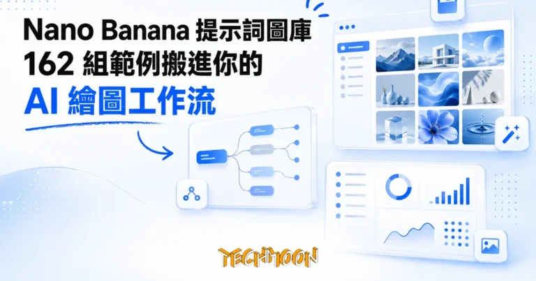 TechMoon 精選圖｜Nano Banana 提示詞範例圖庫：162 組 AI 繪圖提示詞與成品範例的開放收藏