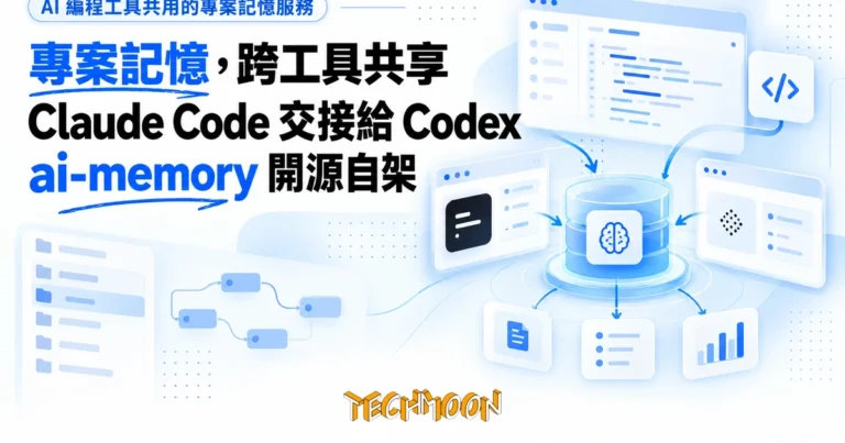 TechMoon 精選圖｜AI 編程工具共用的專案記憶服務