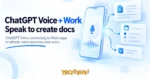 TechMoon 精選圖｜ChatGPT Voice connecting to Work apps on phone, voice becomes task entry