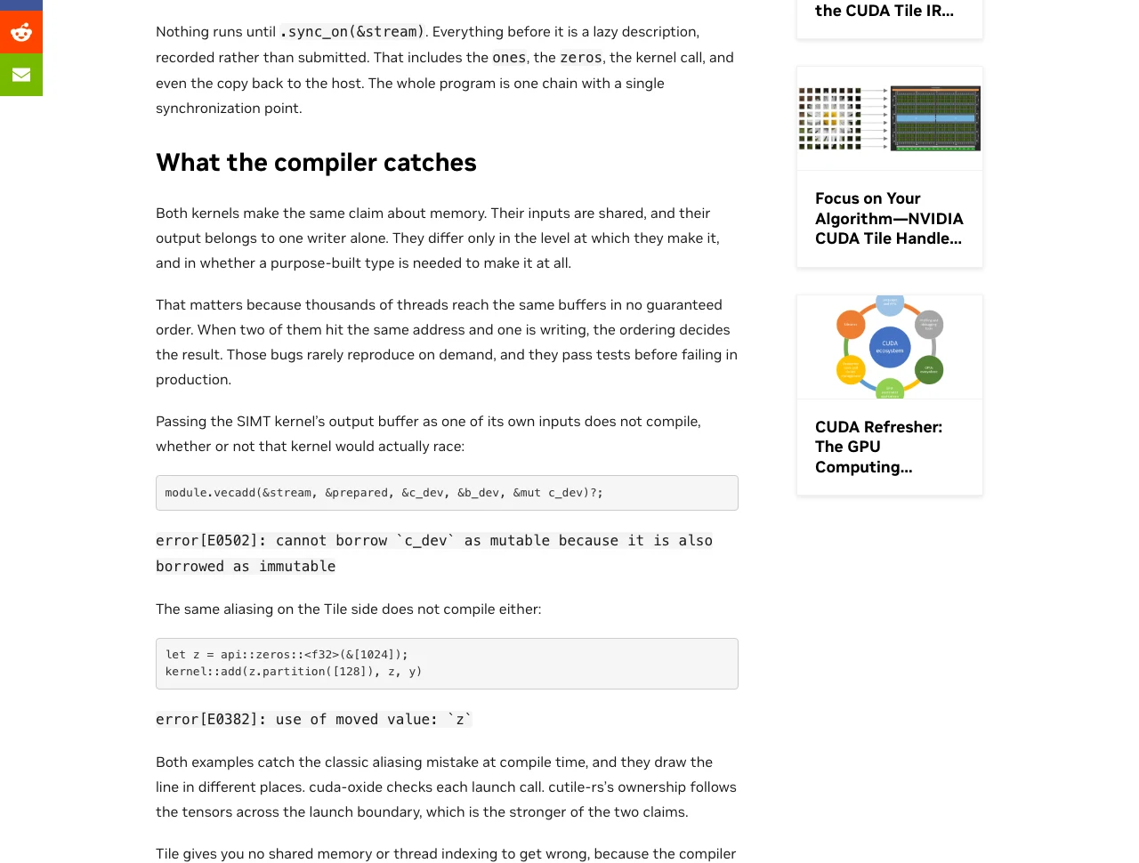 CUDA Rust 兩種編譯期錯誤範例