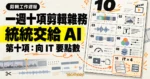 TechMoon 精選圖｜創作者把一週十項影片剪輯雜務交給 AI，第十項工作是四次向 IT 申請更多點數。