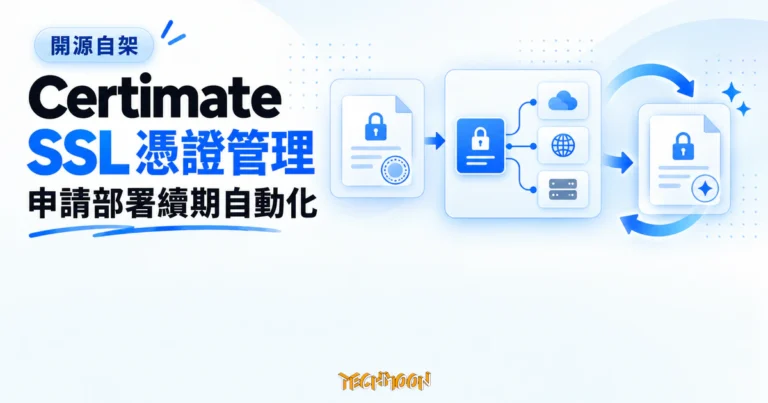TechMoon 精選圖｜Certimate 把 SSL 憑證申請、部署與續期串成自動化工作流