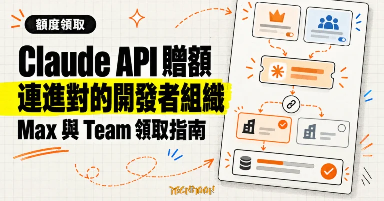 TechMoon 精選圖｜Claude Max 與 Team 每月 API 贈額經由組織選擇流程，連進正確的開發者平台組織。