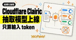 TechMoon 精選圖｜Cloudflare Clairic 抽取模型一次回傳欄位值與信心分數，且只計輸入 token