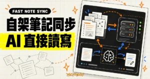 TechMoon 精選圖｜Fast Note Sync 自架 Obsidian 筆記同步，讓 AI 直接讀寫筆記庫