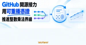 TechMoon 精選圖｜GitHub 開源社群透過分支協作與可重播憑證，推進整數乘法的理論界線