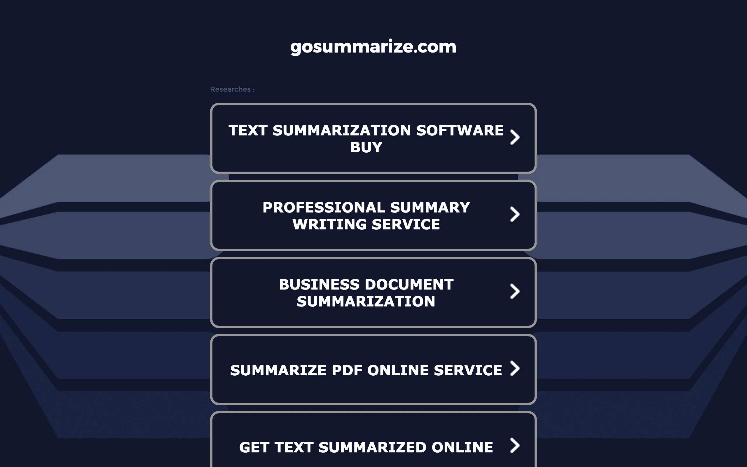 Go Summarize 是什麼?YouTube 摘要器的關站始末與替代方案 2 gosummarize.com 現在的落地頁:一排摘要主題的廣告連結