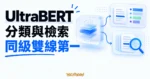 TechMoon 精選圖｜UltraBERT 開源 BERT 編碼器在分類與檢索兩項微調評測拿下同級第一